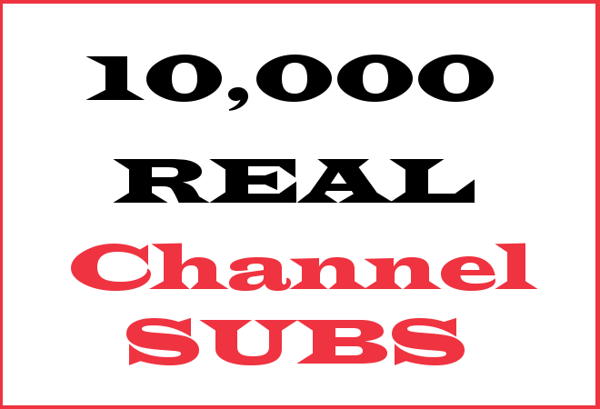 10K Channel Subscribers – INFO HERE